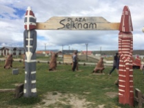 The Selknam were native people who lived in Tierra del Fuego